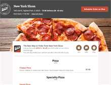 Tablet Screenshot of mynewyorkslices.com